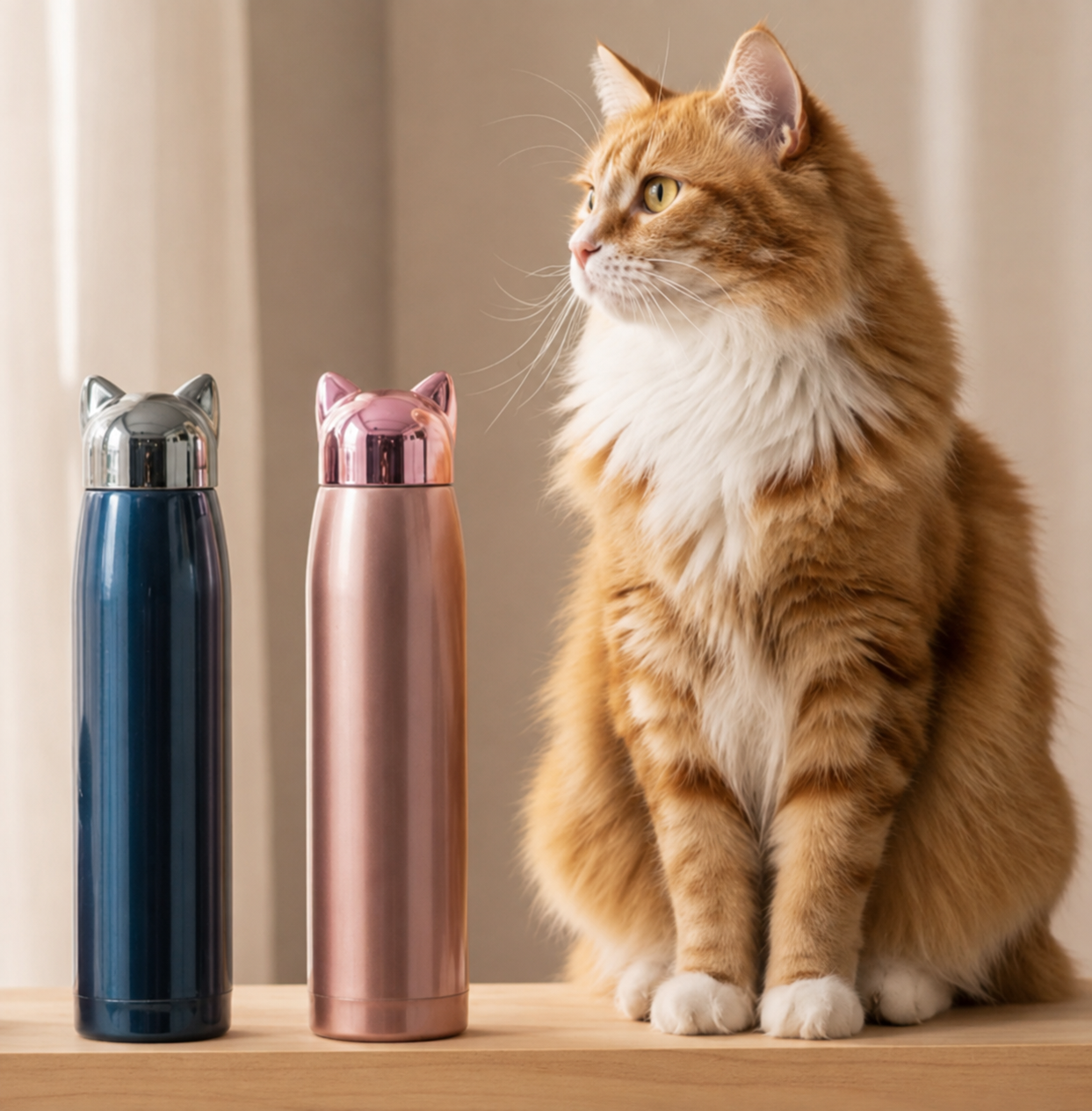 Garrafa Térmica Premium - Gatinho