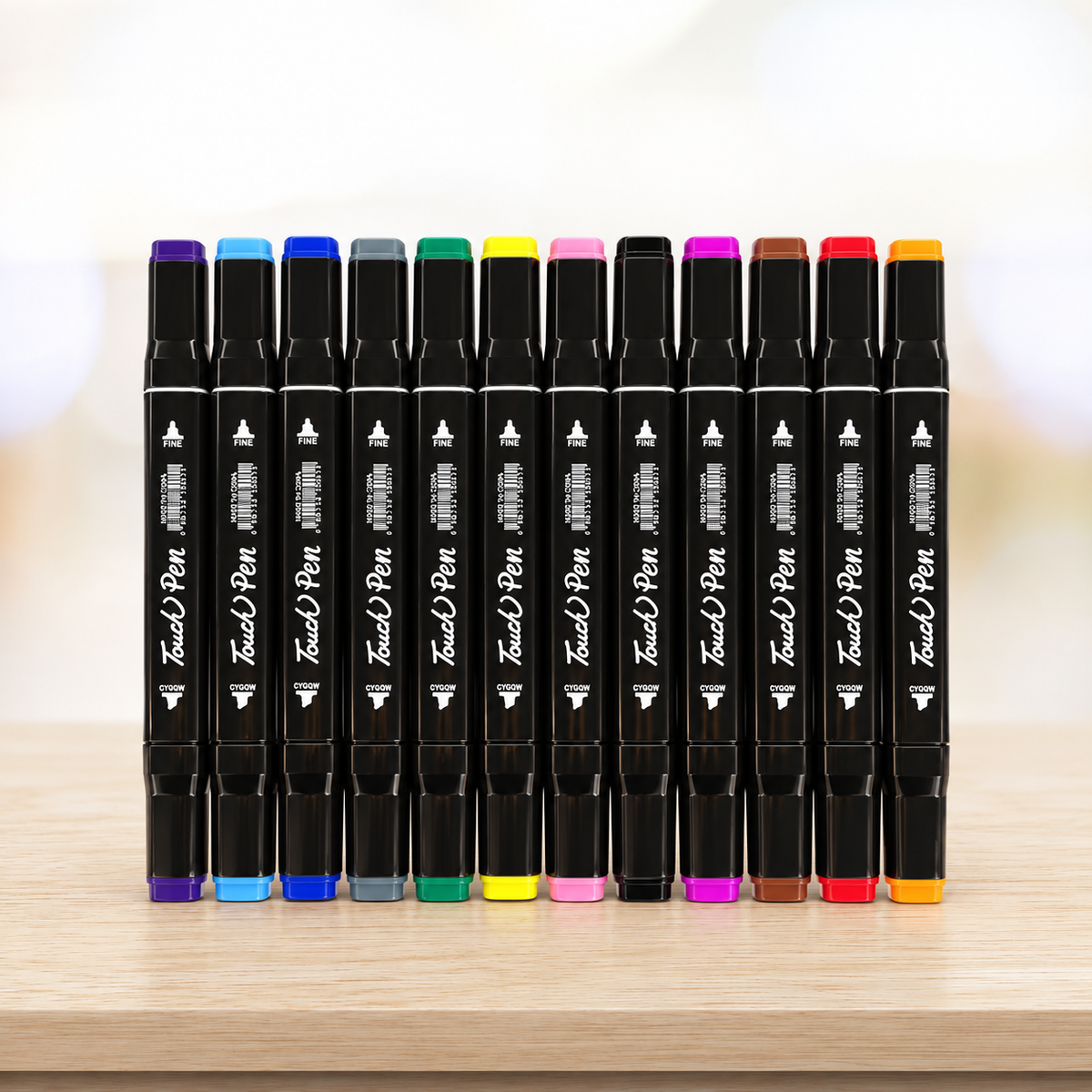 BOBBIE GOODS – Kit com 12 Canetas Coloridas