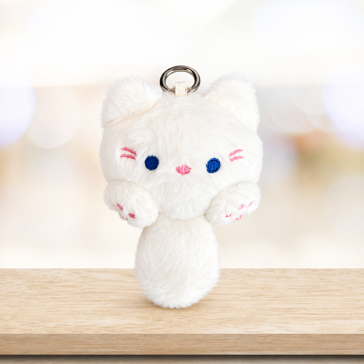 Chaveiro Premium Gatinho de Pelúcia