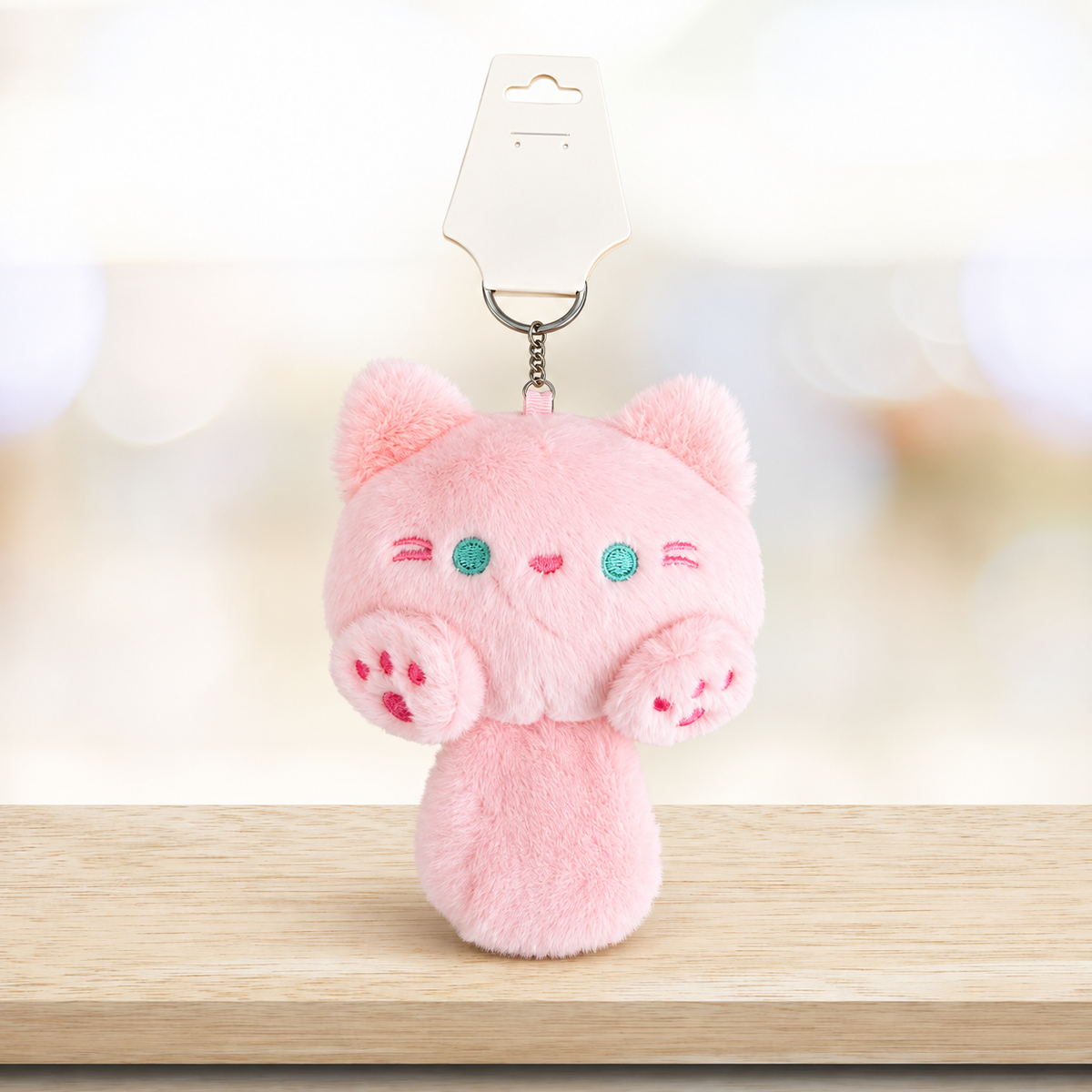 Chaveiro Premium Gatinho de Pelúcia